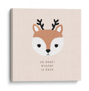 Oh Deer El invierno ya está aquí II - Orara Studio | Cuadro decorativo de Canvas Lab