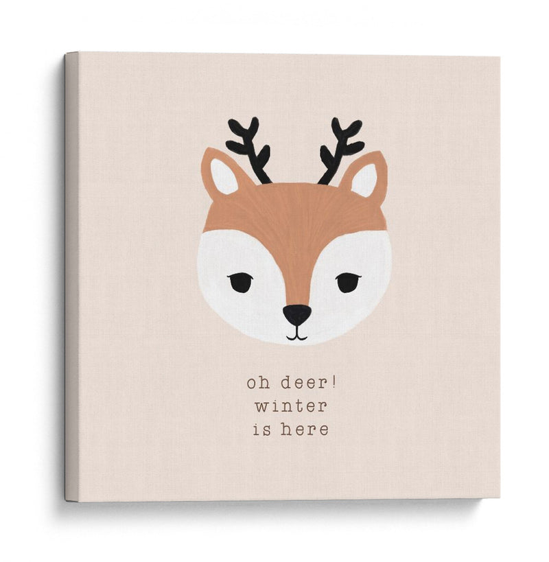 Oh Deer El invierno ya está aquí II - Orara Studio | Cuadro decorativo de Canvas Lab