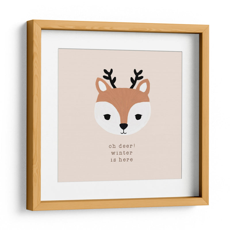 Oh Deer El invierno ya está aquí II - Orara Studio | Cuadro decorativo de Canvas Lab