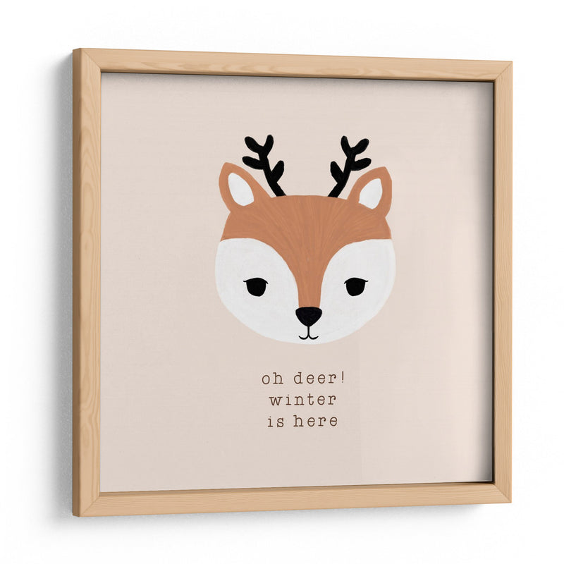 Oh Deer El invierno ya está aquí II - Orara Studio | Cuadro decorativo de Canvas Lab