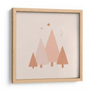Árboles y Estrellas Minimalistas - Orara Studio | Cuadro decorativo de Canvas Lab