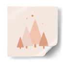 Árboles y Estrellas Minimalistas - Orara Studio | Cuadro decorativo de Canvas Lab