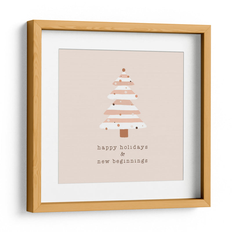 Felices Fiestas y un Nuevo Comienzo - Orara Studio | Cuadro decorativo de Canvas Lab