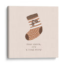 Querido Santa Es una Larga Historia - Orara Studio | Cuadro decorativo de Canvas Lab