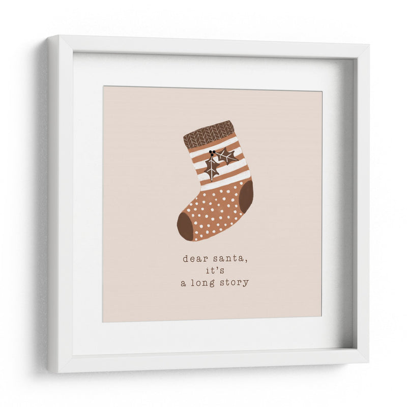 Querido Santa Es una Larga Historia - Orara Studio | Cuadro decorativo de Canvas Lab