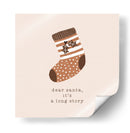 Querido Santa Es una Larga Historia - Orara Studio | Cuadro decorativo de Canvas Lab