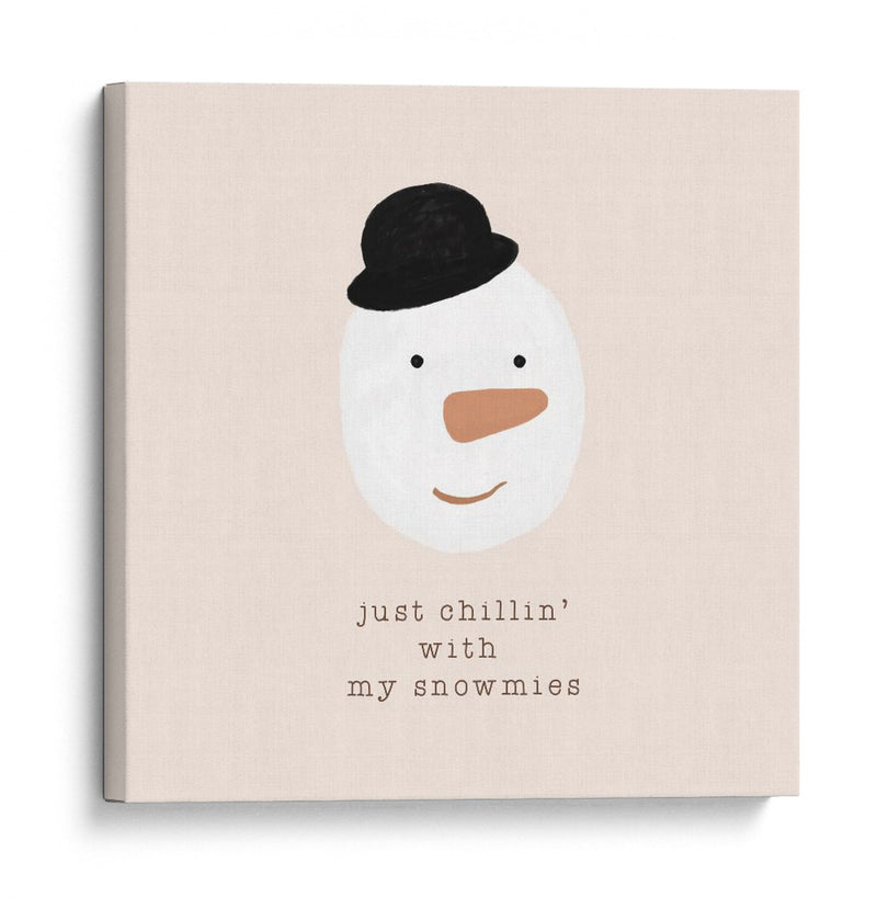 Relajándome con mis Snowmies - Orara Studio | Cuadro decorativo de Canvas Lab