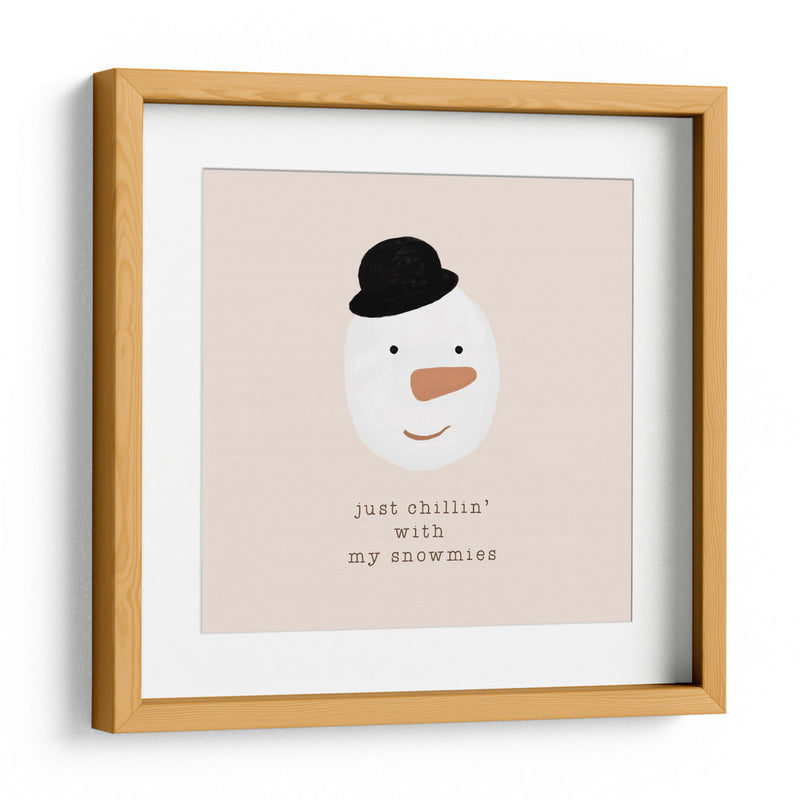Relajándome con mis Snowmies - Orara Studio | Cuadro decorativo de Canvas Lab