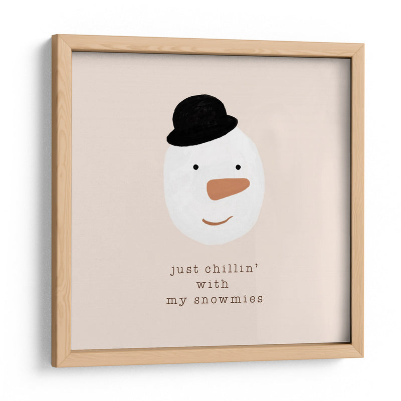 Relajándome con mis Snowmies - Orara Studio | Cuadro decorativo de Canvas Lab