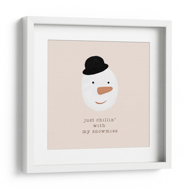 Relajándome con mis Snowmies - Orara Studio | Cuadro decorativo de Canvas Lab