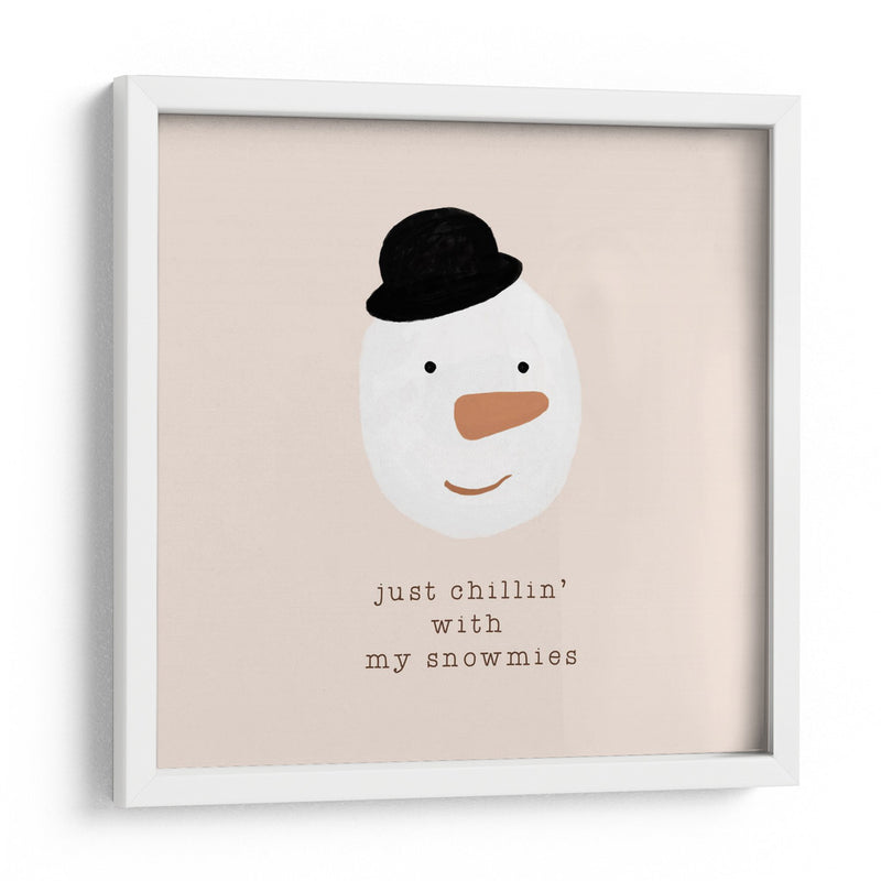 Relajándome con mis Snowmies - Orara Studio | Cuadro decorativo de Canvas Lab