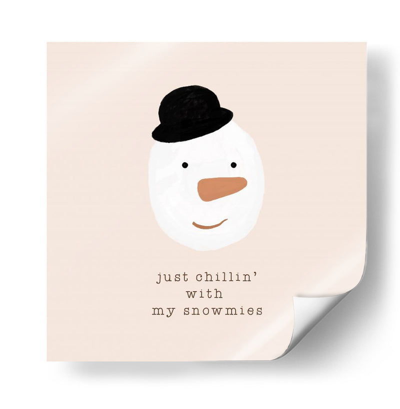 Relajándome con mis Snowmies - Orara Studio | Cuadro decorativo de Canvas Lab