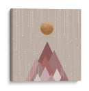 Sol a Montañas Rosa Coral - Orara Studio | Cuadro decorativo de Canvas Lab