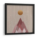 Sol a Montañas Rosa Coral - Orara Studio | Cuadro decorativo de Canvas Lab