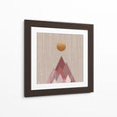 Sol a Montañas Rosa Coral - Orara Studio | Cuadro decorativo de Canvas Lab