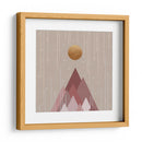 Sol a Montañas Rosa Coral - Orara Studio | Cuadro decorativo de Canvas Lab