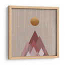 Sol a Montañas Rosa Coral - Orara Studio | Cuadro decorativo de Canvas Lab