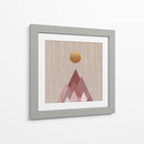 Sol a Montañas Rosa Coral - Orara Studio | Cuadro decorativo de Canvas Lab