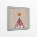 Sol a Montañas Rosa Coral - Orara Studio | Cuadro decorativo de Canvas Lab