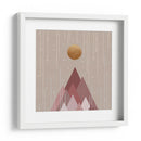 Sol a Montañas Rosa Coral - Orara Studio | Cuadro decorativo de Canvas Lab