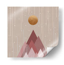 Sol a Montañas Rosa Coral - Orara Studio | Cuadro decorativo de Canvas Lab