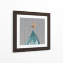 Luna a Montañas Verde Menta - Orara Studio | Cuadro decorativo de Canvas Lab