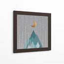 Luna a Montañas Verde Menta - Orara Studio | Cuadro decorativo de Canvas Lab