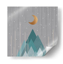 Luna a Montañas Verde Menta - Orara Studio | Cuadro decorativo de Canvas Lab