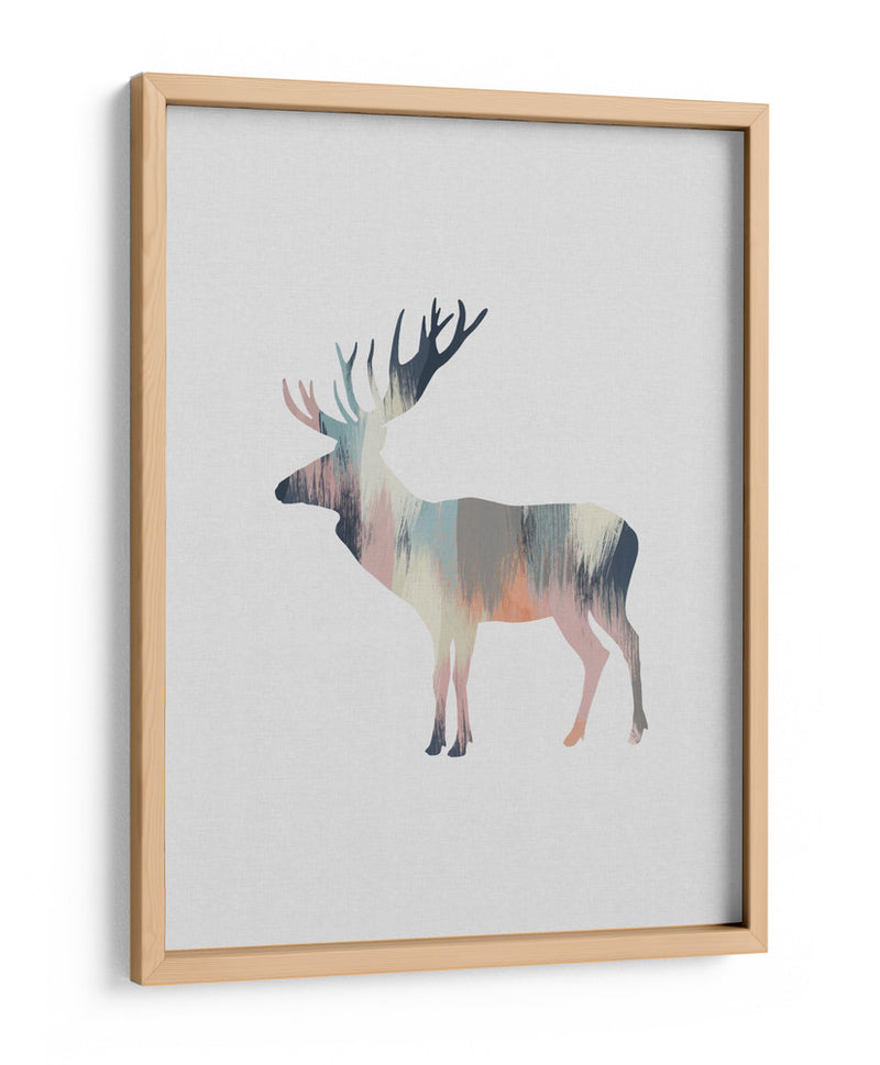 Alce Pastel - Orara Studio | Cuadro decorativo de Canvas Lab