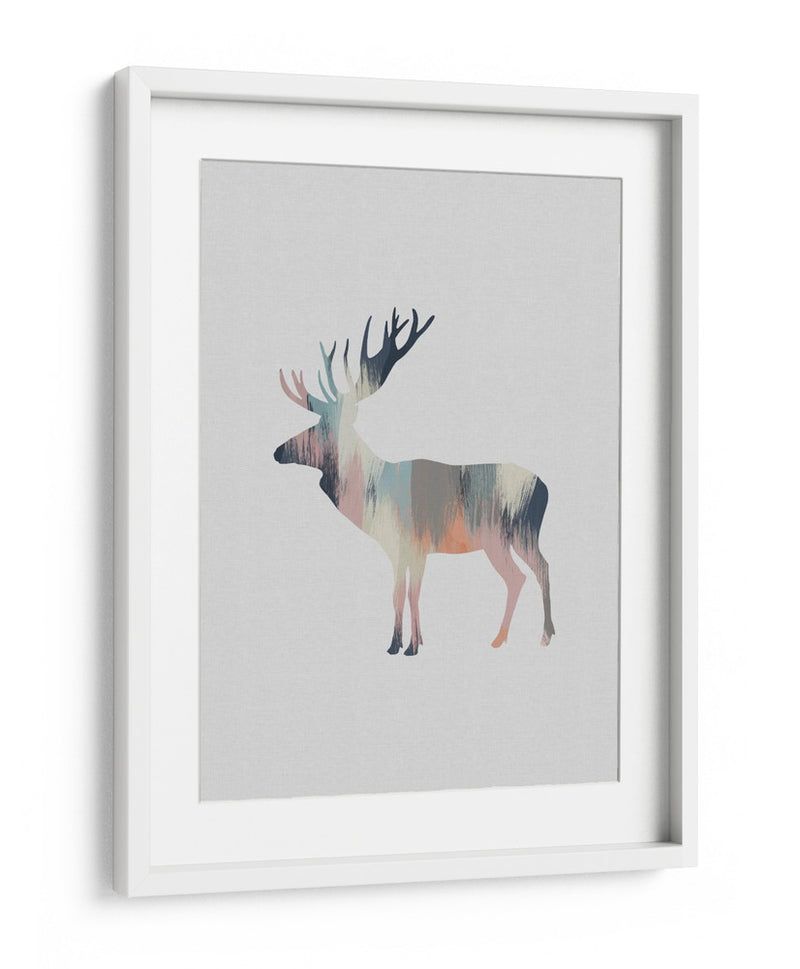 Alce Pastel - Orara Studio | Cuadro decorativo de Canvas Lab