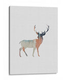 Ciervo en colores pastel - Orara Studio | Cuadro decorativo de Canvas Lab