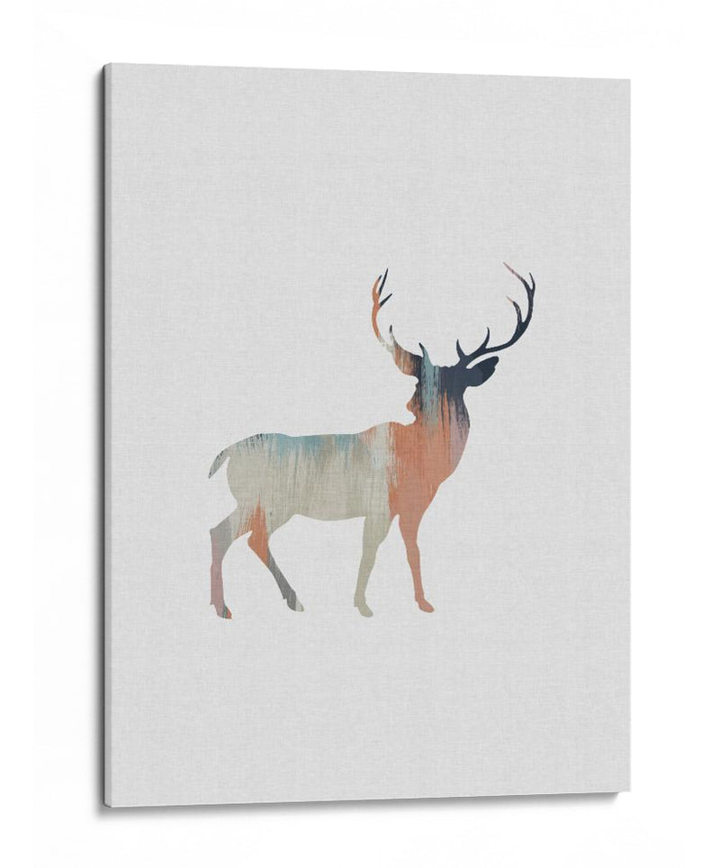 Ciervo en colores pastel - Orara Studio | Cuadro decorativo de Canvas Lab