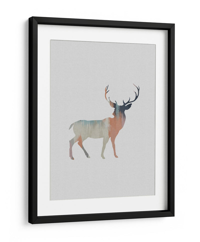 Ciervo en colores pastel - Orara Studio | Cuadro decorativo de Canvas Lab