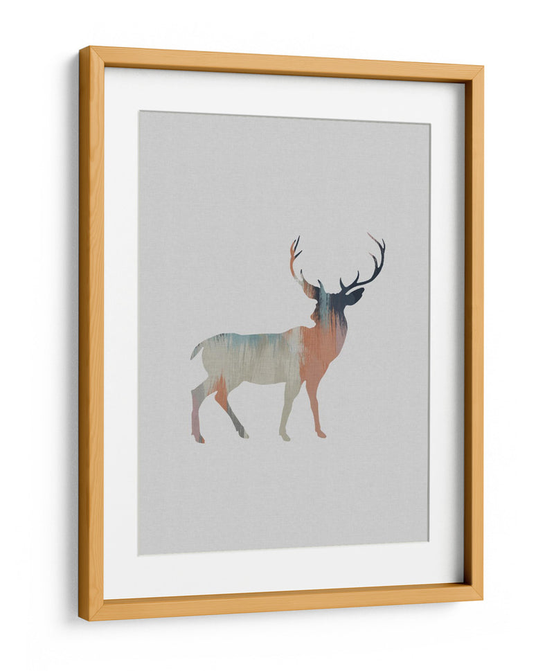 Ciervo en colores pastel - Orara Studio | Cuadro decorativo de Canvas Lab
