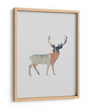 Ciervo en colores pastel - Orara Studio | Cuadro decorativo de Canvas Lab