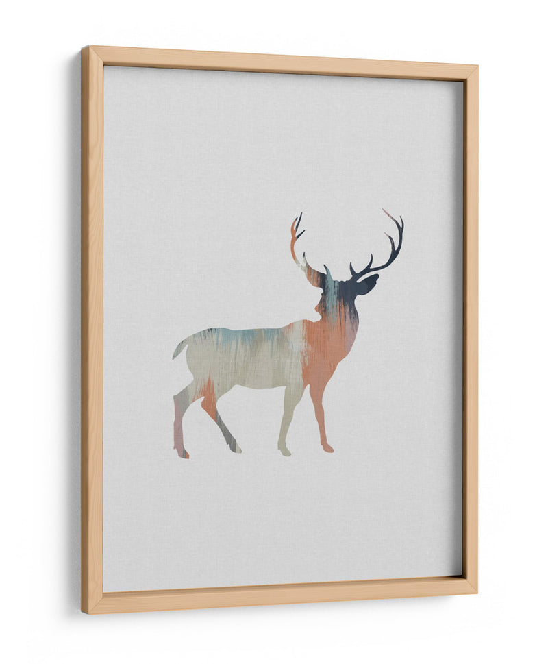 Ciervo en colores pastel - Orara Studio | Cuadro decorativo de Canvas Lab
