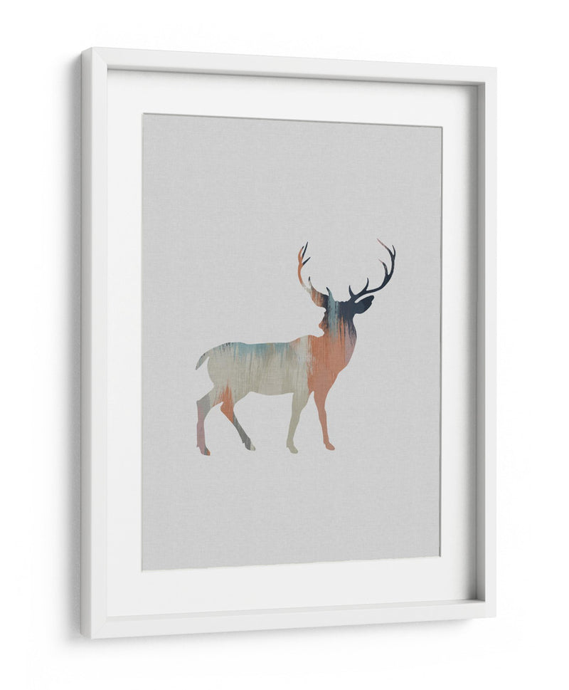 Ciervo en colores pastel - Orara Studio | Cuadro decorativo de Canvas Lab