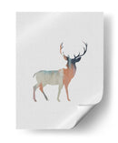 Ciervo en colores pastel - Orara Studio | Cuadro decorativo de Canvas Lab