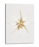Estrella de Navidad Dorada - Andreas Magnusson | Cuadro decorativo de Canvas Lab