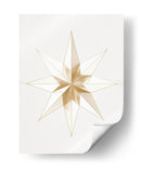 Estrella de Navidad Dorada - Andreas Magnusson | Cuadro decorativo de Canvas Lab
