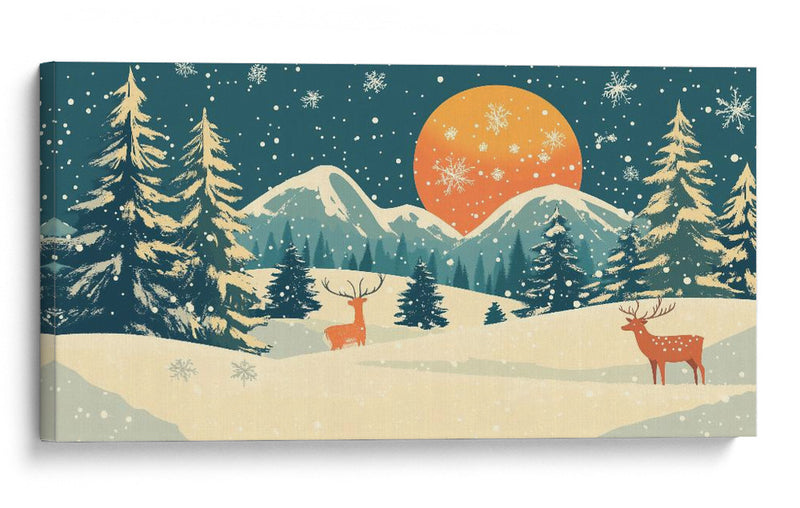 Pictufy Renos de Navidad - Fluidys | Cuadro decorativo de Canvas Lab