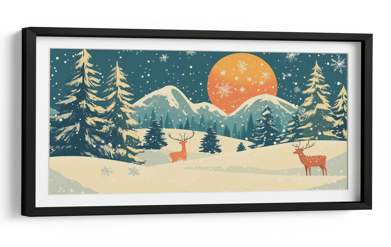 Pictufy Renos de Navidad - Fluidys | Cuadro decorativo de Canvas Lab