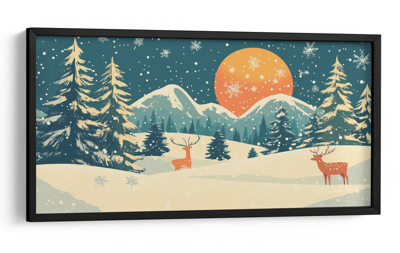 Pictufy Renos de Navidad - Fluidys | Cuadro decorativo de Canvas Lab