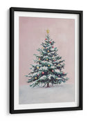 Árbol de Navidad Cubierto de Nieve con Adornos - Melloi Art Prints | Cuadro decorativo de Canvas Lab