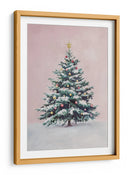 Árbol de Navidad Cubierto de Nieve con Adornos - Melloi Art Prints | Cuadro decorativo de Canvas Lab