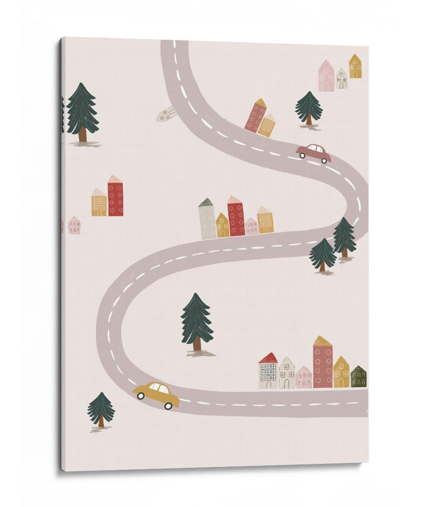 Pueblo Rosa - Menina Lisboa | Cuadro decorativo de Canvas Lab