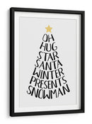 Palabras temáticas navideñas - Martina | Cuadro decorativo de Canvas Lab