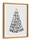 Palabras temáticas navideñas - Martina | Cuadro decorativo de Canvas Lab