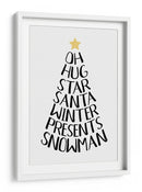 Palabras temáticas navideñas - Martina | Cuadro decorativo de Canvas Lab