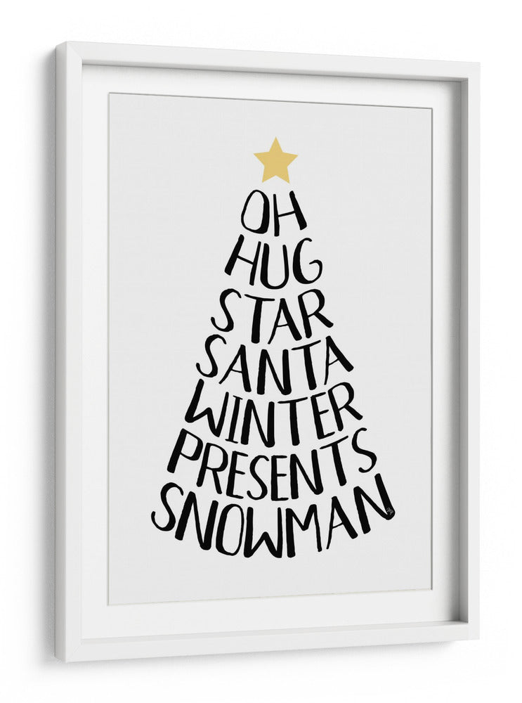 Palabras temáticas navideñas - Martina | Cuadro decorativo de Canvas Lab